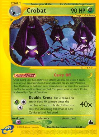 Crobat (6/144) [Skyridge] - Trinity Hobby