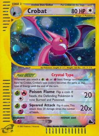 Crobat (147/144) [Skyridge] - Trinity Hobby