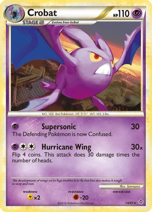Crobat (14/95) [HeartGold & SoulSilver: Unleashed] - Trinity Hobby