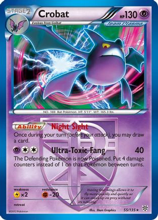 Crobat (55/135) [Black & White: Plasma Storm] - Trinity Hobby