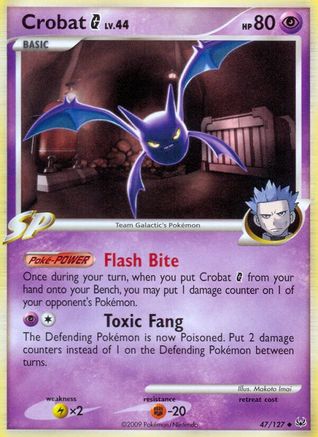 Crobat G (47/127) [Platinum: Base Set] - Trinity Hobby