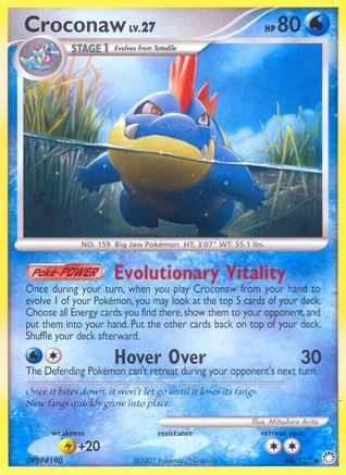 Croconaw (44/123) [Diamond & Pearl: Mysterious Treasures] - Trinity Hobby