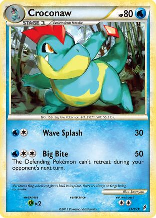 Croconaw (41/95) [HeartGold & SoulSilver: Call of Legends] - Trinity Hobby