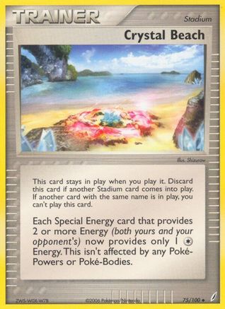 Crystal Beach (75/100) [EX: Crystal Guardians] - Trinity Hobby