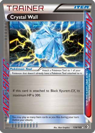 Crystal Wall (139/149) [Black & White: Boundaries Crossed] - Trinity Hobby