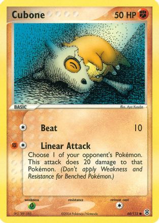 Cubone (60/112) [EX: FireRed & LeafGreen] - Trinity Hobby
