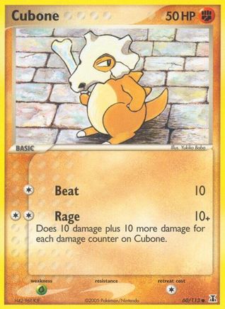 Cubone (60/113) [EX: Delta Species] - Trinity Hobby