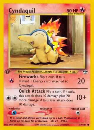 Cyndaquil (57/111) [Neo Genesis Unlimited] - Trinity Hobby
