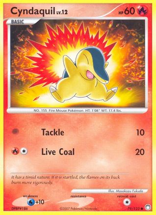 Cyndaquil (79/123) [Diamond & Pearl: Mysterious Treasures] - Trinity Hobby