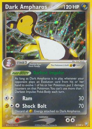 Dark Ampharos (2/109) (Stamped) [EX: Team Rocket Returns] - Trinity Hobby