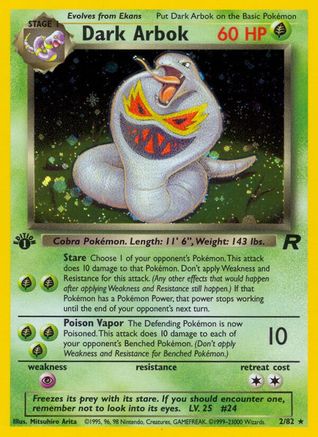 Dark Arbok (2/82) [Team Rocket Unlimited] - Trinity Hobby