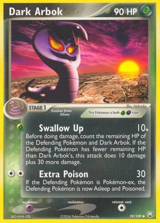 Dark Arbok (29/109) (Stamped) [EX: Team Rocket Returns] - Trinity Hobby