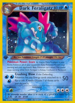 Dark Feraligatr (5/105) [Neo Destiny 1st Edition] - Trinity Hobby