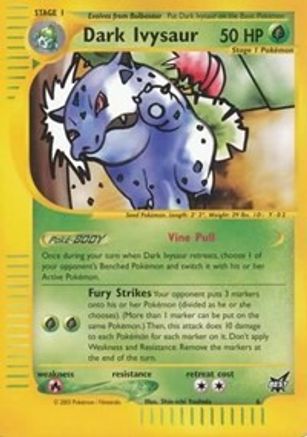 Dark Ivysaur (6) [Best of Promos] - Trinity Hobby