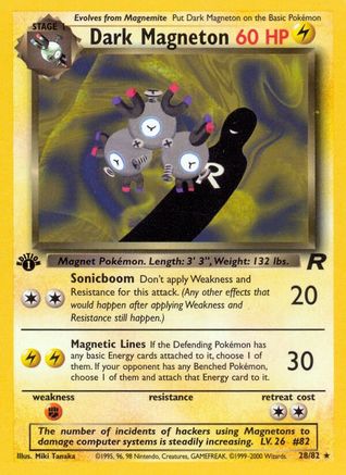 Dark Magneton (28/82) [Team Rocket Unlimited] - Trinity Hobby