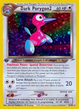 Dark Porygon2 (8/105) [Neo Destiny 1st Edition] - Trinity Hobby