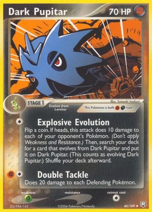 Dark Pupitar (40/109) (Stamped) [EX: Team Rocket Returns] - Trinity Hobby