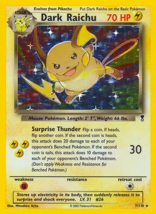 Dark Raichu (7/110) [Legendary Collection] - Trinity Hobby