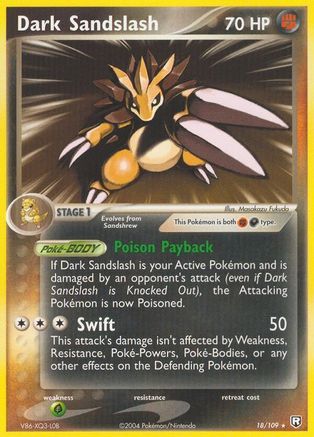 Dark Sandslash (18/109) [EX: Team Rocket Returns] - Trinity Hobby
