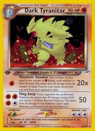 Dark Tyranitar (11/105) [Neo Destiny Unlimited] - Trinity Hobby