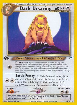 Dark Ursaring (21/105) [Neo Destiny Unlimited] - Trinity Hobby