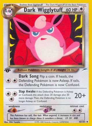 Dark Wigglytuff (40/105) [Neo Destiny Unlimited] - Trinity Hobby