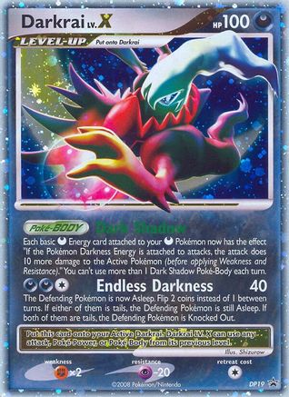 Darkrai LV.X (DP19) [Diamond & Pearl: Black Star Promos] - Trinity Hobby