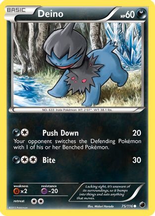 Deino (75/116) [Black & White: Plasma Freeze] - Trinity Hobby