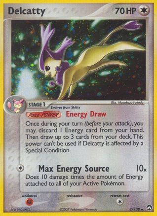 Delcatty (8/108) [EX: Power Keepers] - Trinity Hobby