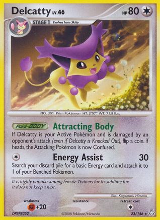 Delcatty (23/146) [Diamond & Pearl: Legends Awakened] - Trinity Hobby