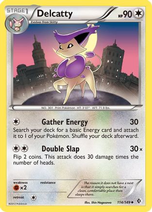 Delcatty (114/149) [Black & White: Boundaries Crossed] - Trinity Hobby
