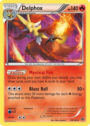 Delphox (26/146) [XY: Base Set] - Trinity Hobby