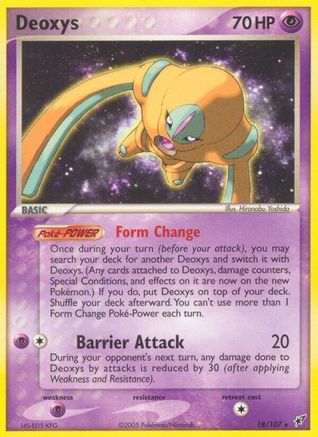 Deoxys (18/107) (Stamped) [EX: Deoxys] - Trinity Hobby