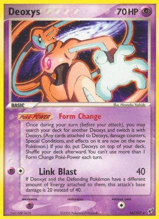 Deoxys (16/107) (Stamped) [EX: Deoxys] - Trinity Hobby