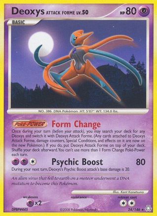 Deoxys Attack Forme (24/146) [Diamond & Pearl: Legends Awakened] - Trinity Hobby