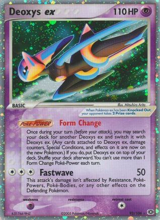 Deoxys ex (93/106) [EX: Emerald] - Trinity Hobby