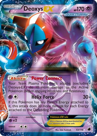 Deoxys EX (53/116) [Black & White: Plasma Freeze] - Trinity Hobby