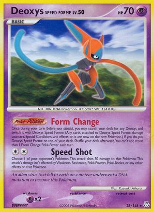 Deoxys Speed Forme (26/146) [Diamond & Pearl: Legends Awakened] - Trinity Hobby