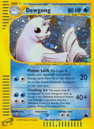 Dewgong (H6/H32) [Skyridge] - Trinity Hobby