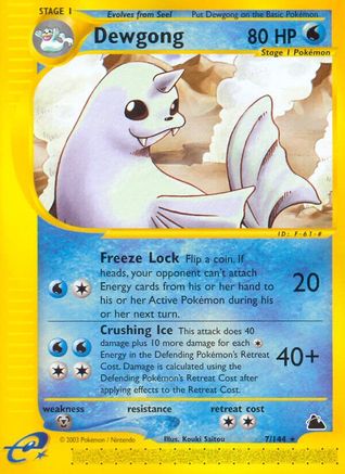 Dewgong (7/144) [Skyridge] - Trinity Hobby