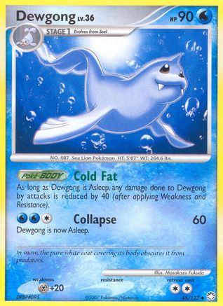 Dewgong (45/123) [Diamond & Pearl: Mysterious Treasures] - Trinity Hobby