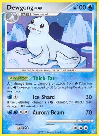 Dewgong (24/147) [Platinum: Supreme Victors] - Trinity Hobby