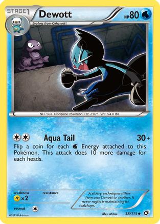 Dewott (38/113) [Black & White: Legendary Treasures] - Trinity Hobby