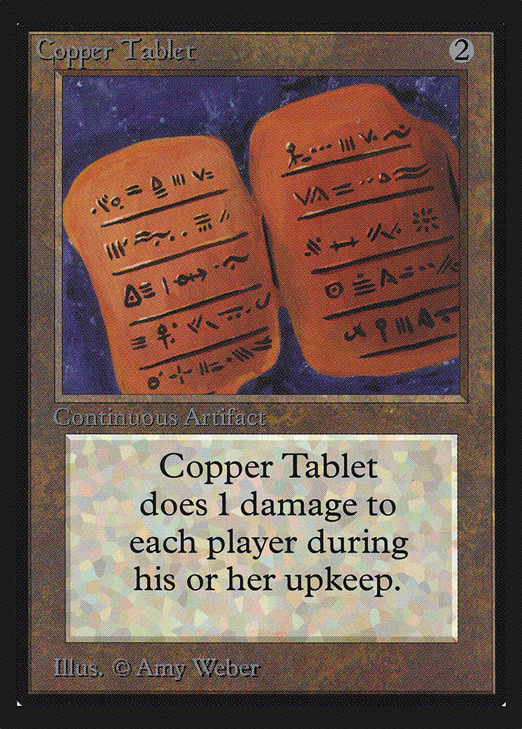 Copper Tablet [Collectors' Edition] - Trinity Hobby