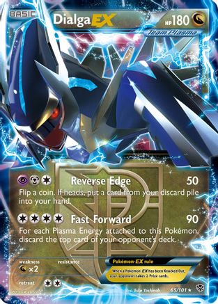 Dialga EX (65/101) [Black & White: Plasma Blast] - Trinity Hobby