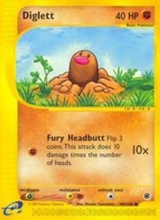 Diglett (106/165) [Expedition: Base Set] - Trinity Hobby