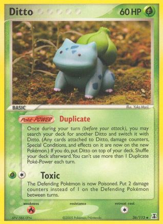 Ditto (36/113) (Stamped) [EX: Delta Species] - Trinity Hobby