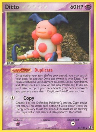 Ditto (38/113) [EX: Delta Species] - Trinity Hobby