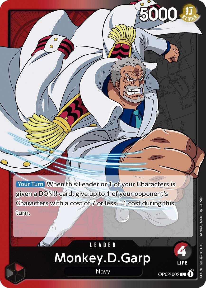 Monkey.D.Garp (002) (OP02-002) - [Paramount War] - Trinity Hobby