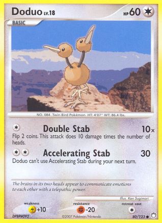 Doduo (80/123) [Diamond & Pearl: Mysterious Treasures] - Trinity Hobby